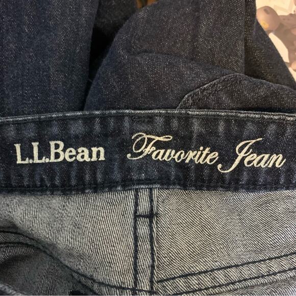 L.L. Bean Midrise Favorite Jeans 12 WESTERN Coastal Cowgirl Yellowstone Casual - Picture 5 of 5